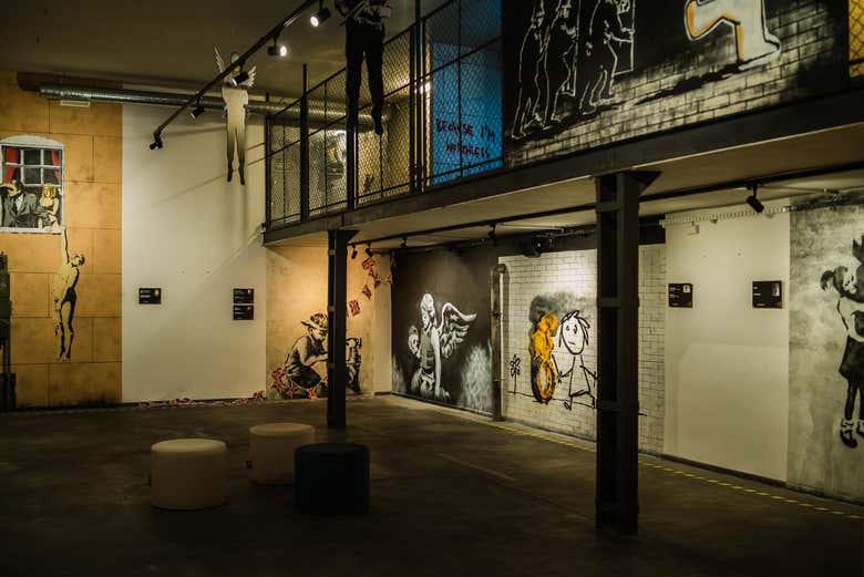 Dentro del Museo Banksy