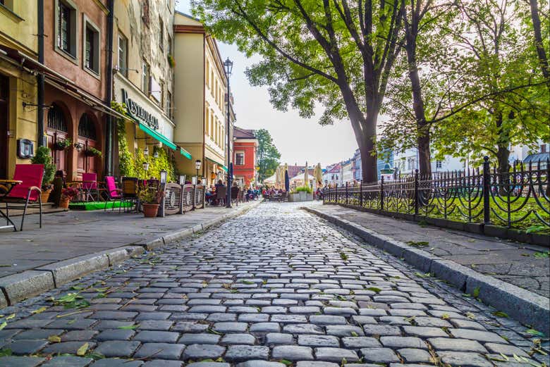 Calles empedradas de Cracovia