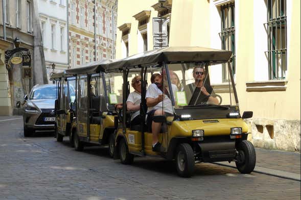 Tour privado en coche eléctrico por Cracovia